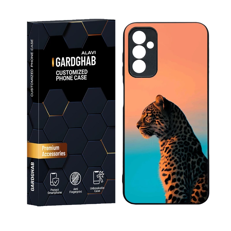 کاور گارد قاب علوی مدل دور ژله ای پشت گلس حیوانات مناسب برای گوشی موبایل سامسونگ Galaxy F13