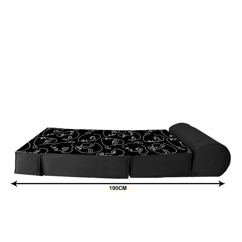 مبل تختخواب شو یک نفره نوپه هوم مدل تشک شو کد طرح صورت مینیمال M1099