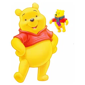 استیکر دیواری کودک طرح وینی خرسه بسته 2 عددی