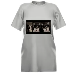 تی شرت لانگ آستین کوتاه  زنانه مدل گربه