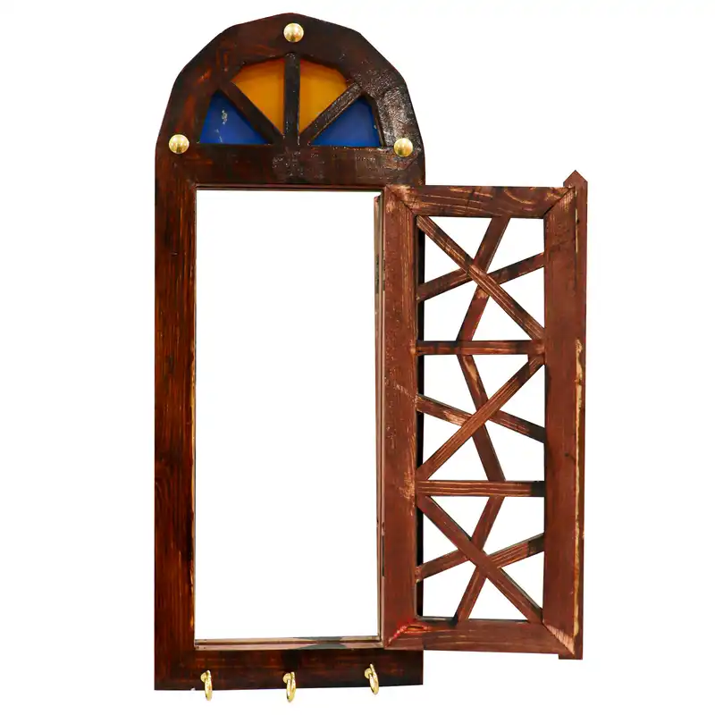 جاکلیدی چوبی طرح در قدیمی