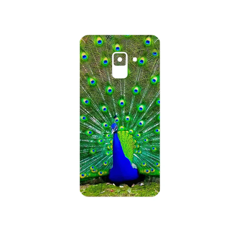 برچسب پوششی ماهوت مدل Peacock مناسب برای گوشی موبایل سامسونگ Galaxy A8 2018
