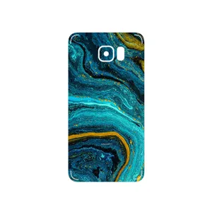 MAHOOT Turquoise marblewith golden streaks Cover Sticker for Samsung Galaxy Note 5