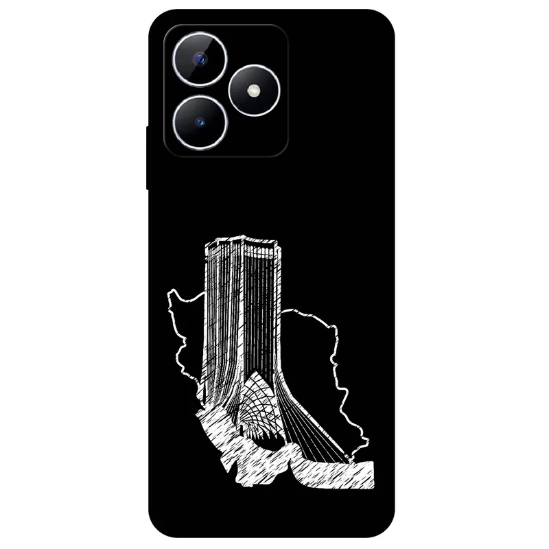 کاور مگافون طرح برج آزادی مدل 1628 مناسب برای گوشی موبایل ریلمی Note 50