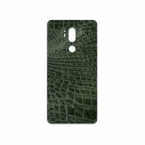 MAHOOT Green-Crocodile-Leather Cover Sticker for LG G7 PLUS THINQ