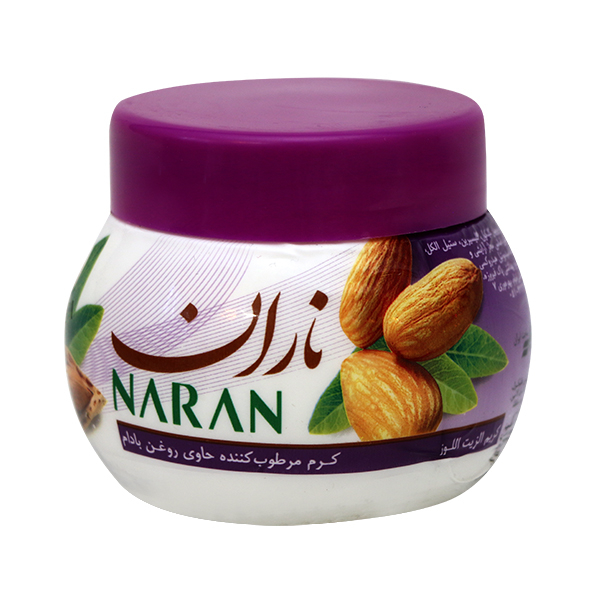 کرم مرطوب کننده ناران مدل بادام حجم 180 میلی لیتر