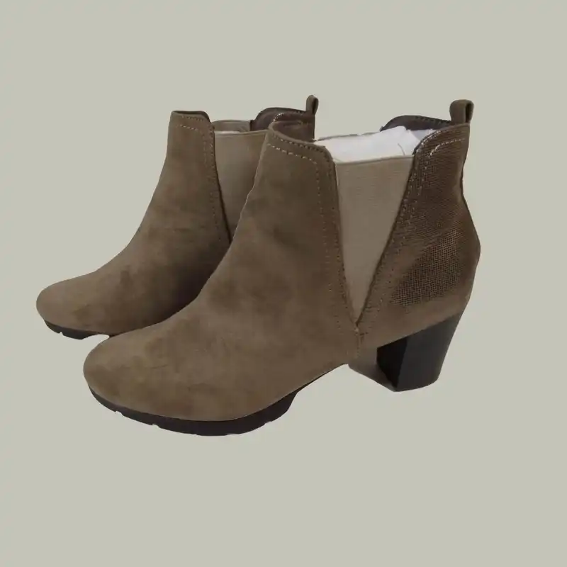 نیم بوت زنانه گرندز بولواردز مدل اکلیلی حصیری