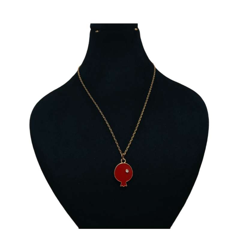 گردنبند دخترانه مدل انار کد 215