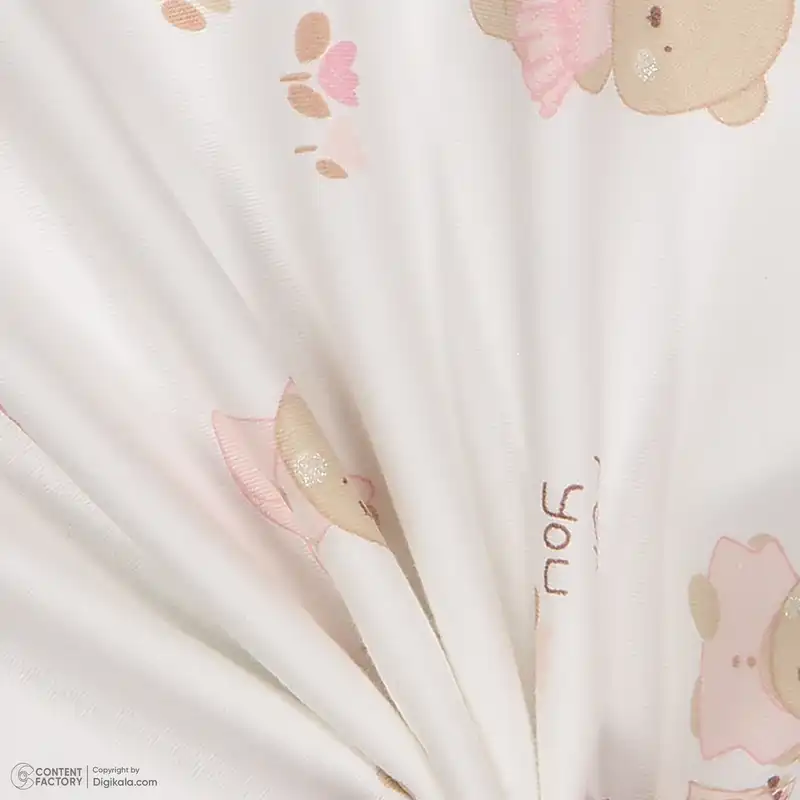 ست 3 تکه لباس نوزادی دخترانه نیلی مدل 4073