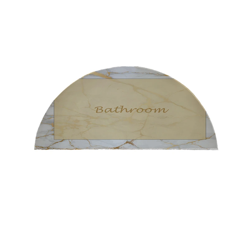 پادری مدل نیم دایره طرح حمام کد 8721 سایز 90×45 سانتی متر