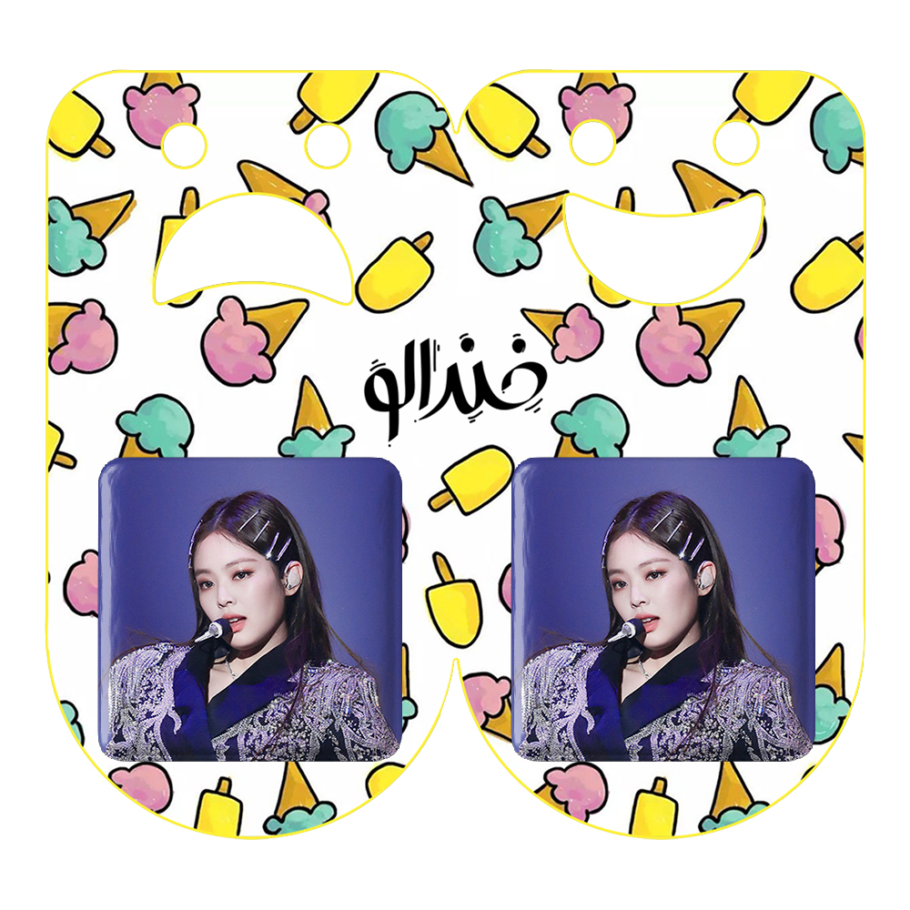 پیکسل خندالو مدل جنی بلک پینک کد 14037 به همراه مگنت