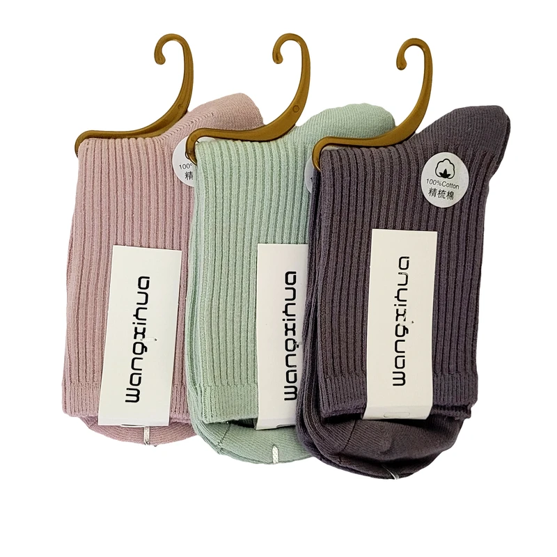 جوراب ساق بلند زنانه ونکیونا مدل کبریتی 3-01295 بسته 3 عددی