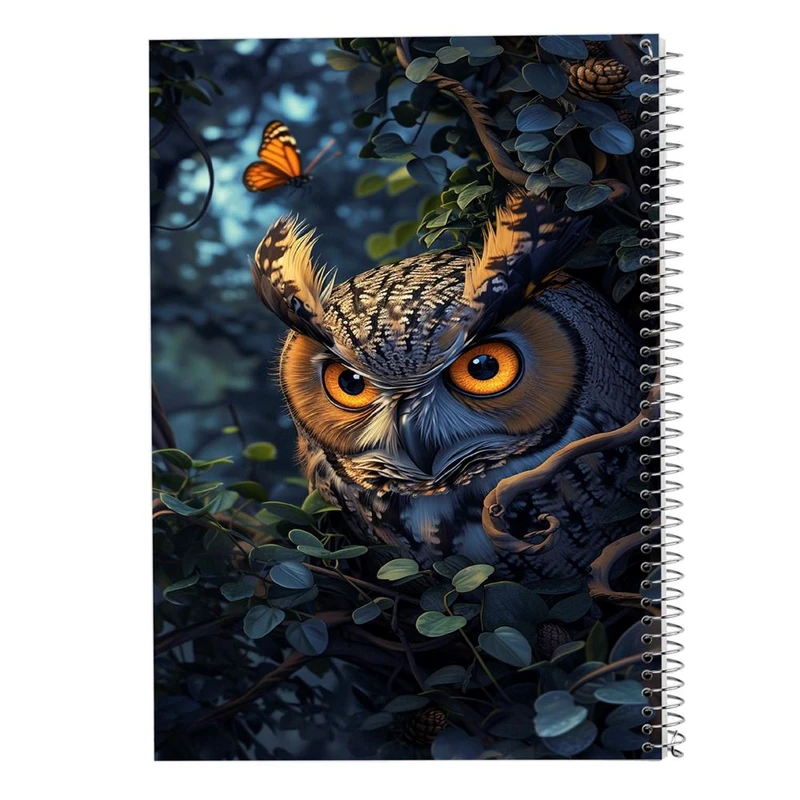 دفتر ژورنال نویسی 50 برگ مدوپد مدل نقطه ای طرح پرنده کد DF15261