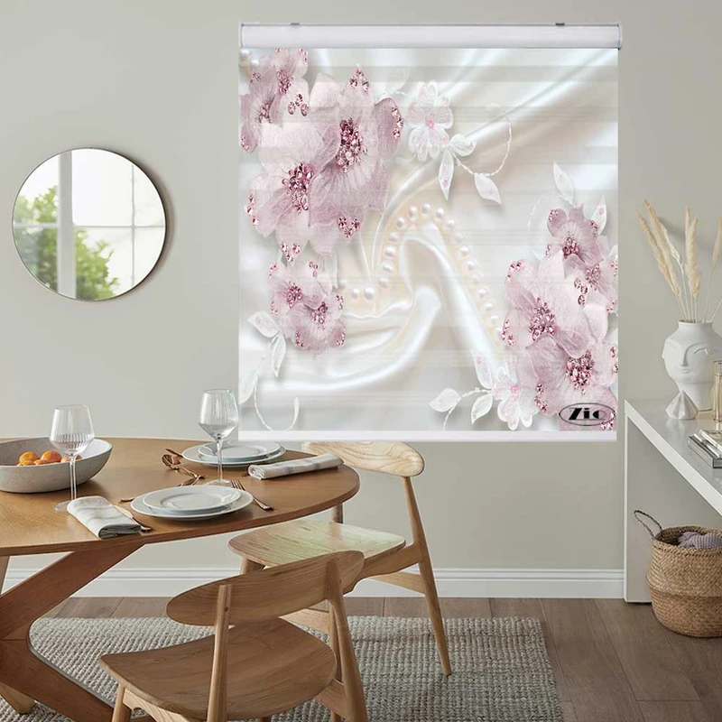 پرده زبرا زیو کد 3D1285 سایز 150x200 سانتی متر