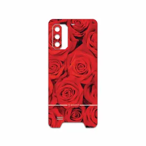 MAHOOT Red-Flower Cover Sticker for Ulefone Armor 7