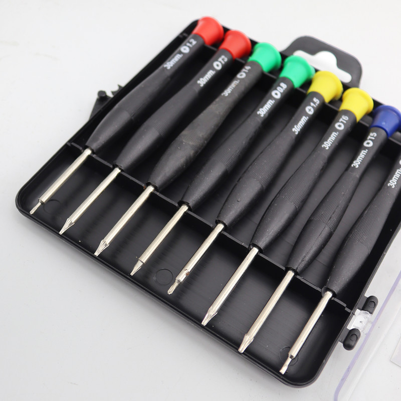 پیچ گوشتی مدل موبایلی کد YP-08 مجموعه 8 عددی