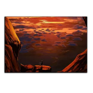 تابلو شاسی بکلیت طرح غروب آفتاب و کوهستان مدل SH-S5618