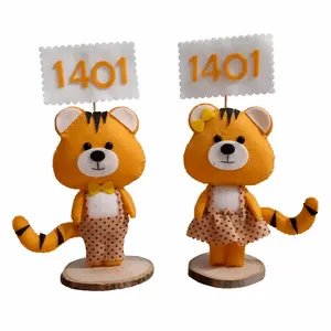 استند تزئینی طرح ببر کد R.M 406  مجموعه 2 عددی