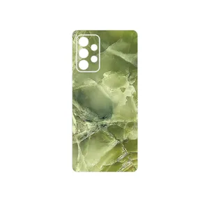 MAHOOT Green_Crystal_Marble Cover Sticker for Samsung Galaxy A52 4G
