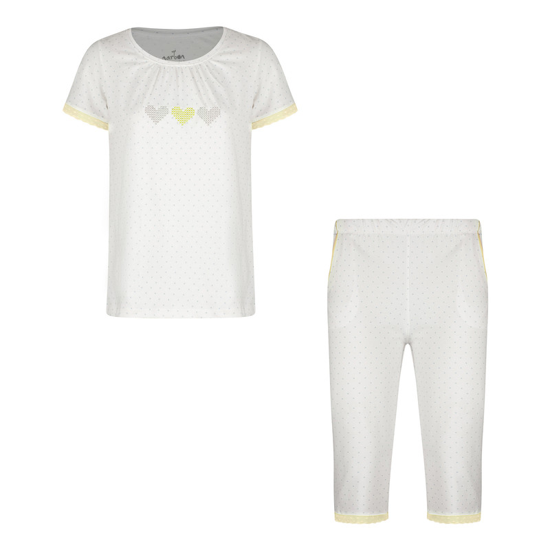 ست تی شرت آستین کوتاه و شلوارک زنانه ناربن مدل 15211087
