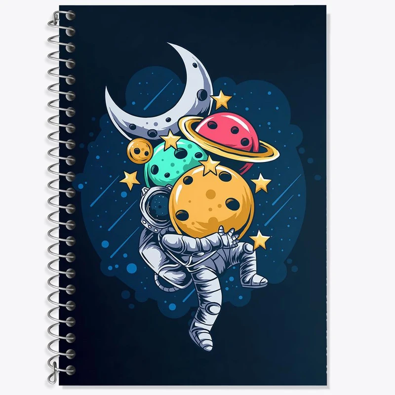 دفتر لغت 50 برگ خندالو مدل فضایی کد 25155