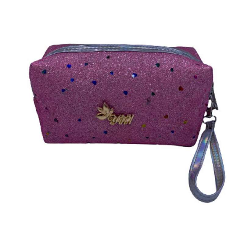 کیف لوازم آرایش زنانه مدل اکلیلی مارک دار  RS-2