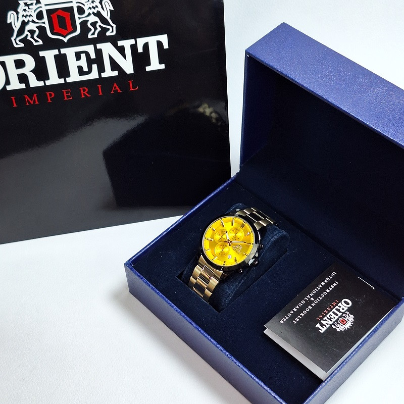 ساعت مچی عقربه‌ای مردانه کوارتز کرونوگراف اورینت مدل O-SH231G