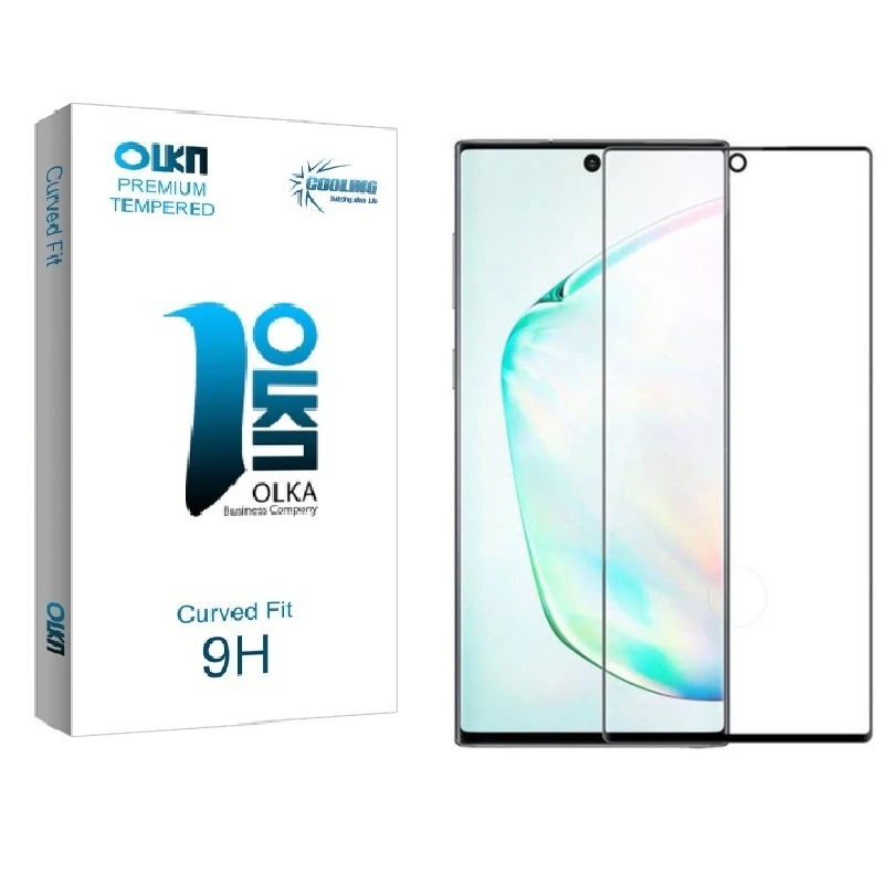 محافظ صفحه نمایش کولینگ مدل olka مناسب برای گوشی موبایل سامسونگ Galaxy note10