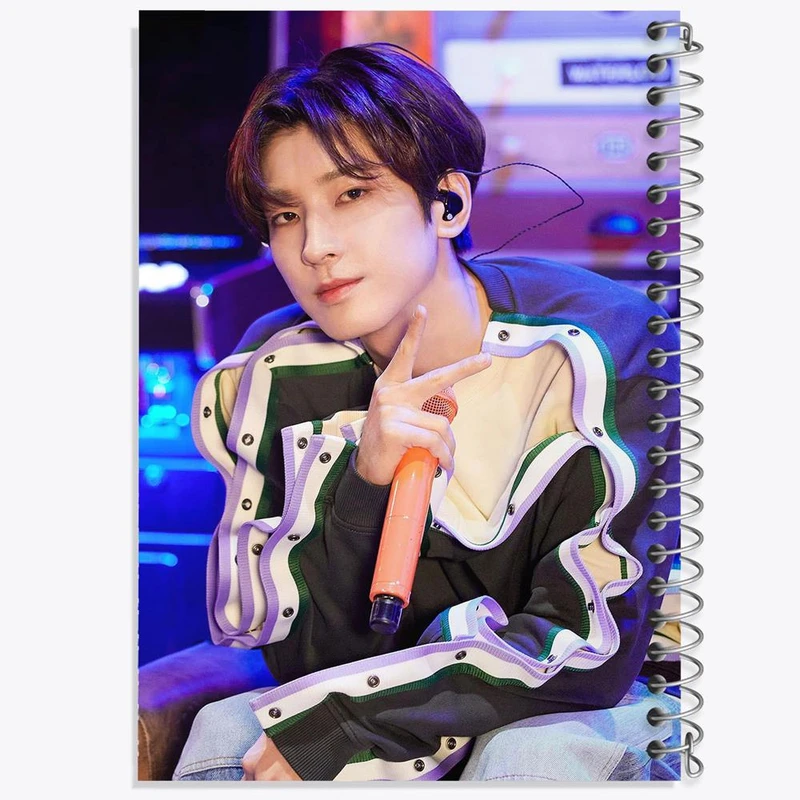 دفتر نقاشی 50 برگ خندالو مدل ونوو گروه سونتین Seventeen کد 21643