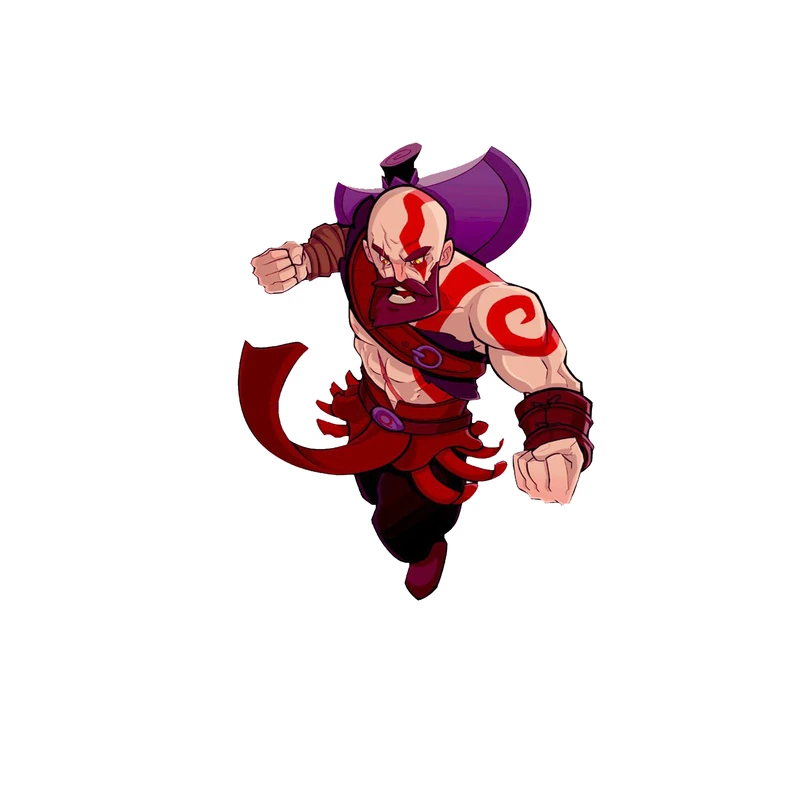 استیکر لپ تاپ و موبایل مدل بازی طرح خدای جنگ کریتوس god of war Kratos کد 2110