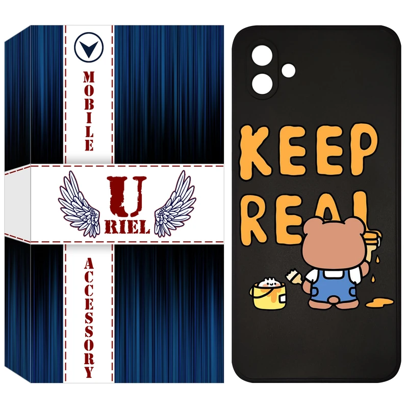 کاور یوریل مدل KSH کد 15 طرح خرس مناسب برای گوشی موبایل سامسونگ Galaxy A05