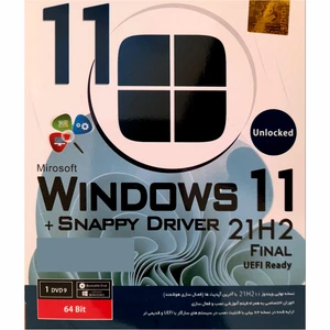 سیستم عامل Windows 11 21H2+Snappy driver نسخه Unlocked نشر پرنیان