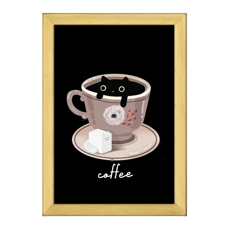 تابلو خندالو طرح کافی شاپ قهوه کد 27514