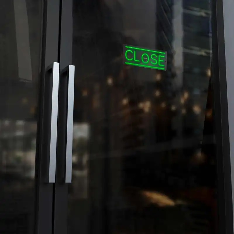 چراغ دیواری نئون دیزاین طرح Close_GR