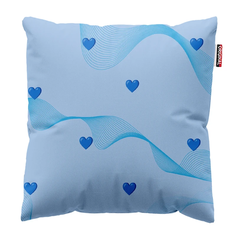  کوسن پاد آفرین طرح قلب کد 4939 سایز 30*30 سانتی متر