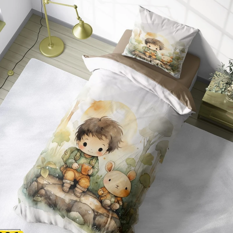 سرویس روتختی مدل پسرانه یک نفره ۴ تکه