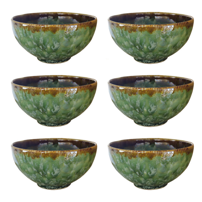 کاسه سفالی مدل کهکشانی بسته ۶ عددی