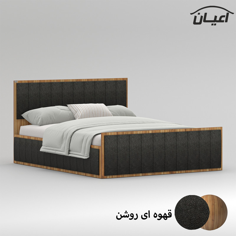 تخت خواب دونفره اعیان مدل FH850 سایز 160x200 سانتی متر