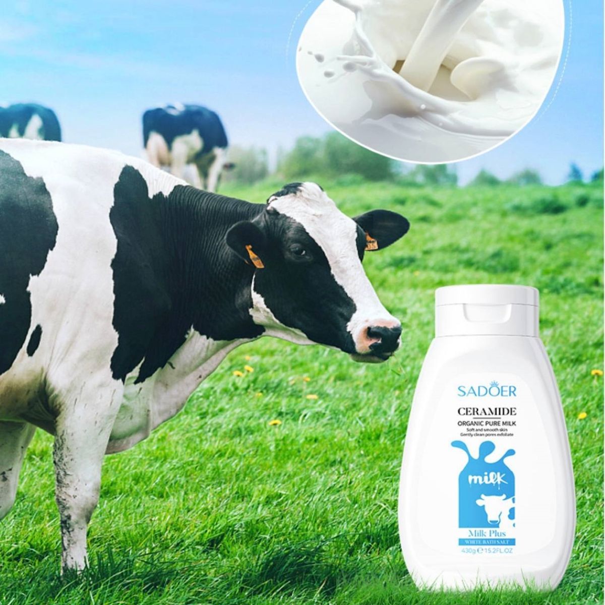 نمک حمام سادور مدل شیر گاو وزن 430 گرم - - 2