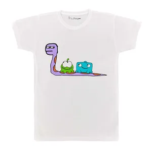 تی شرت بچگانه پرمانه طرح om nom کد pmt.2673