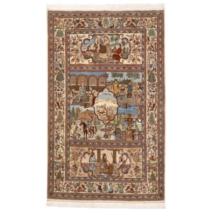 فرش دستباف قدیمی سه و نیم متری سی پرشیا کد 157063