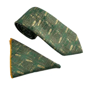 ست کراوات و دستمال جیب مردانه نسن مدل SK303