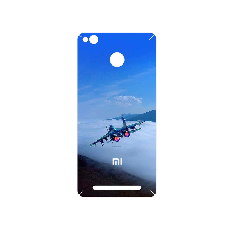 برچسب پوششی ماهوت مدل Fighter plane Su27 مناسب برای گوشی موبایل شیائومی Redmi 3 Pro