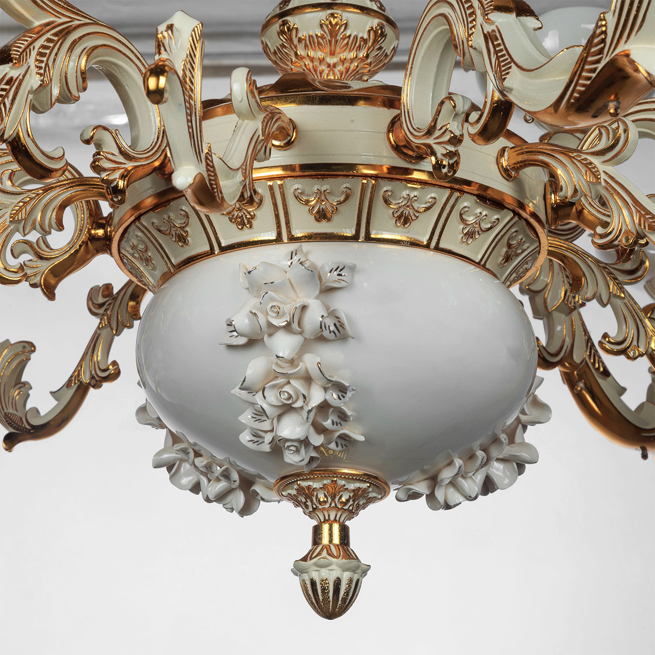 لوستر 12 شعله چشمه نور کد S3688/6GWT