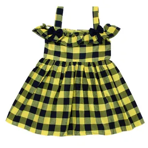 پیراهن دخترانه مدل چهارخونه