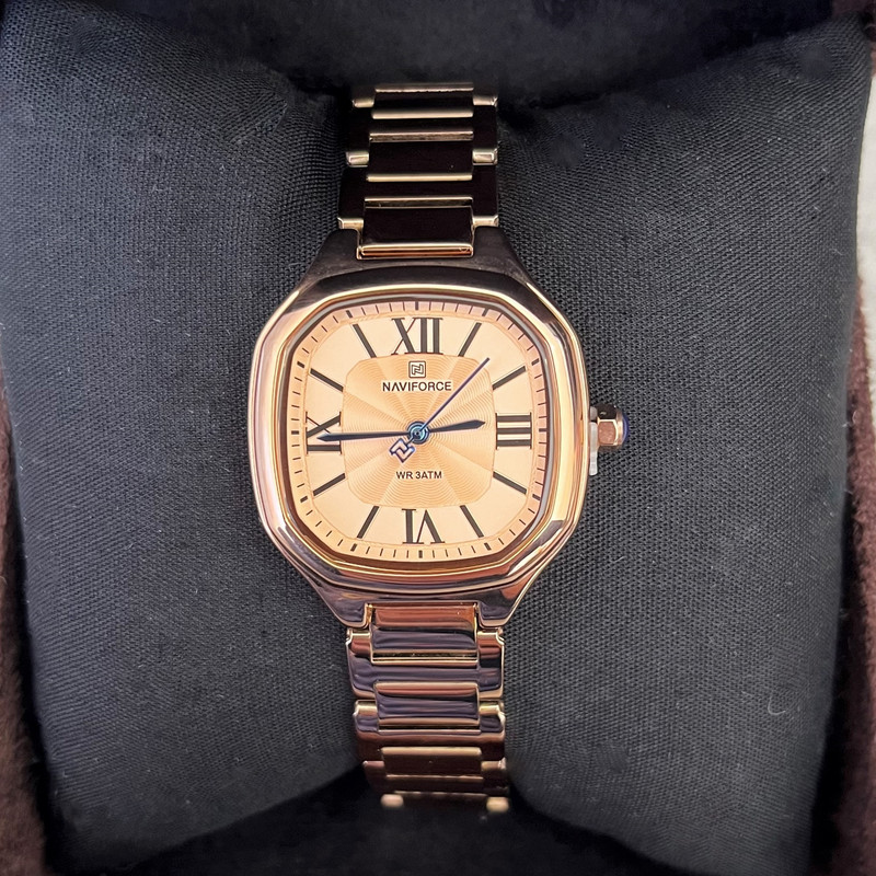 ساعت مچی عقربه ای زنانه نیوی فورس مدل NF5042 RGRG