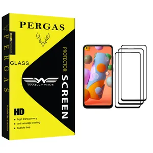 Waily Nice Pergas Glass Screen Protector For Samsung Galaxy A11 Pack Of 3