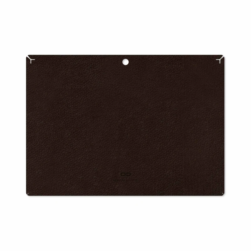 برچسب پوششی ماهوت مدل Dark-Brown-Leather مناسب برای تبلت لنوو Miix 320 2017