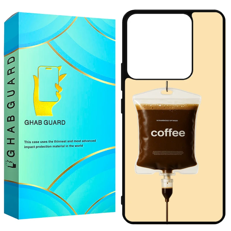 کاور قاب گارد طرح یک واحد قهوه مدل GN14 مناسب برای گوشی موبایل شیائومی Redmi Note 14 5G