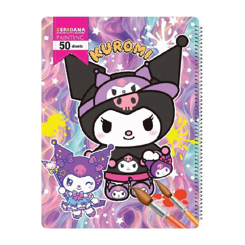 دفتر نقاشی 50 برگ اسپادانا کد 5010 مجموعه 12 عددی